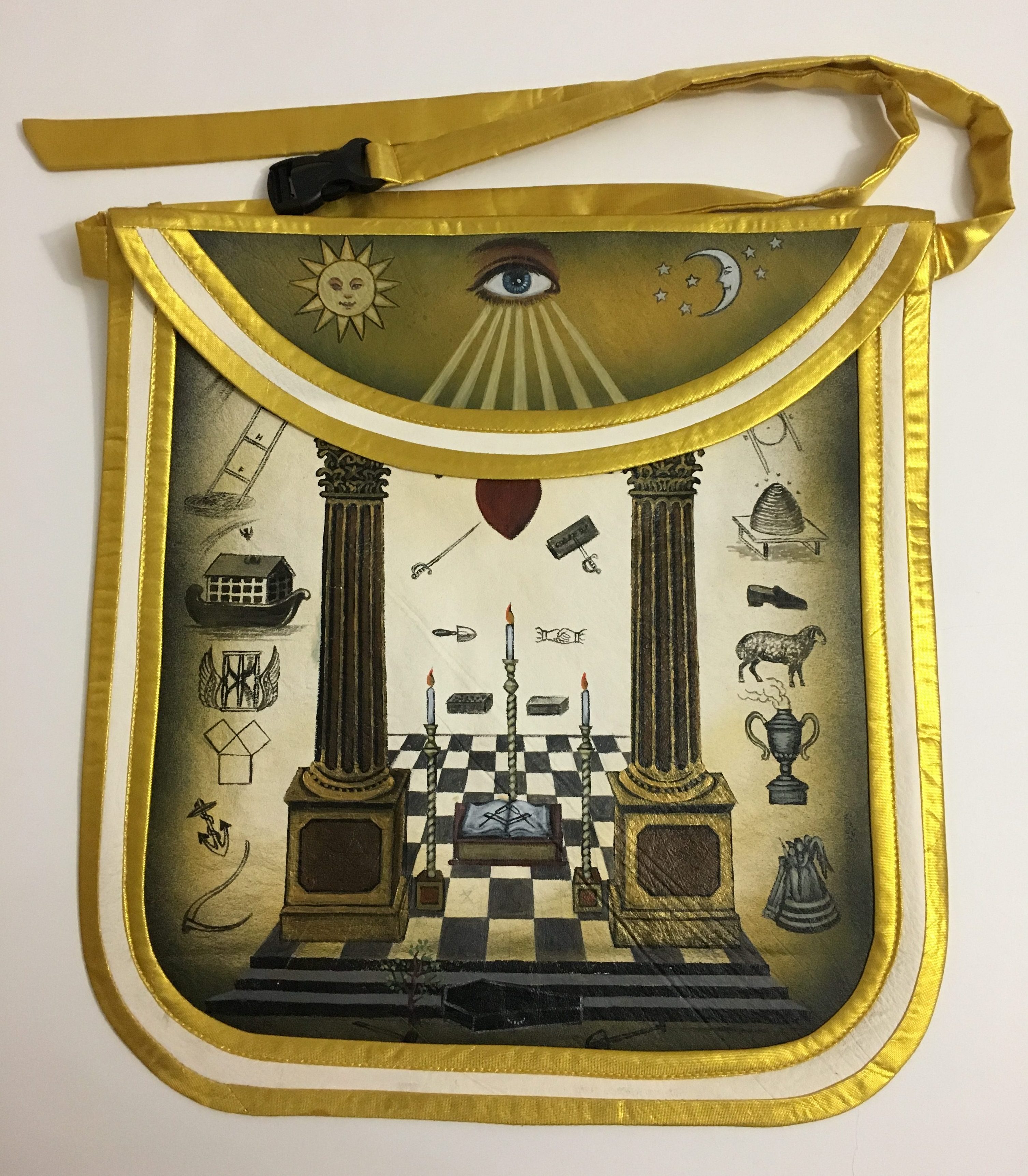 Masonic chart apron Customizable Masonic Tokens
