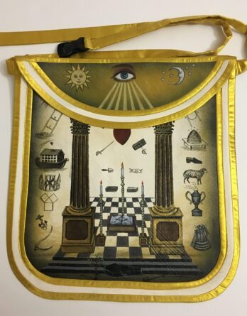 Masonic chart apron
