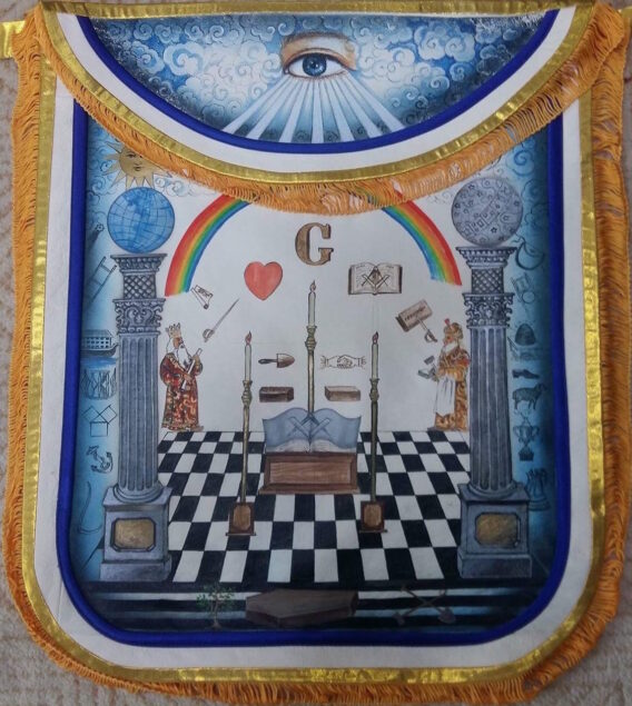 Masonic Chart apron