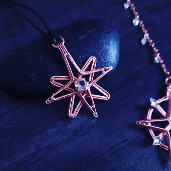 Blazing star copper necklace - Image 6