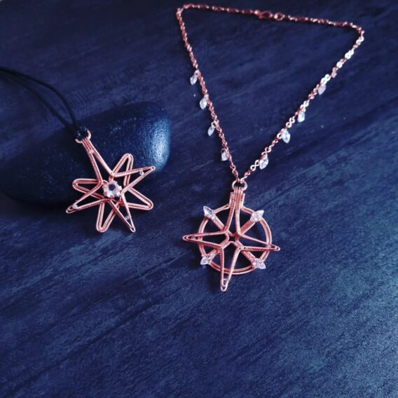 Blazing star copper necklace - Image 5