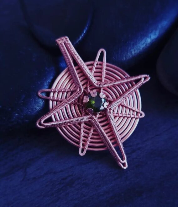 Blazing star copper necklace - Image 4