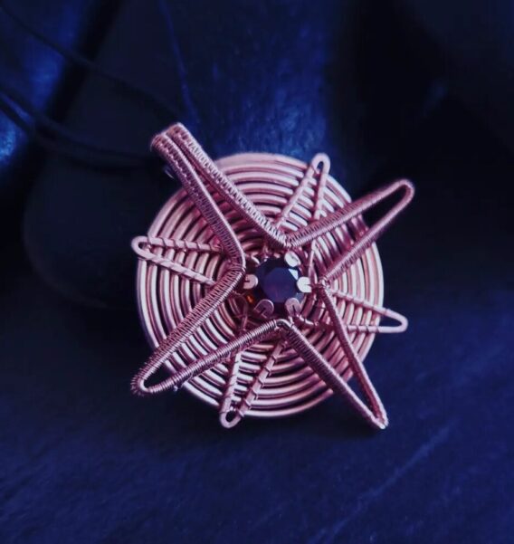 Blazing star copper necklace - Image 3
