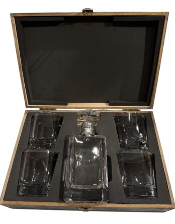 Square Decanter & Rock Glasses