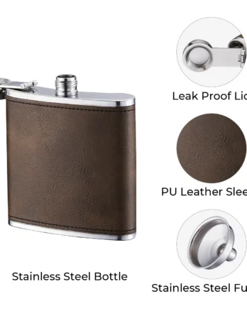 Custom-Engraved Flask
